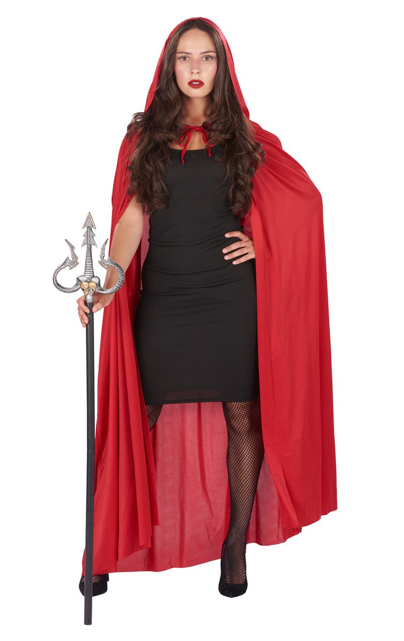 Unisex Red Hooded Cape - Simply Fancy Dress