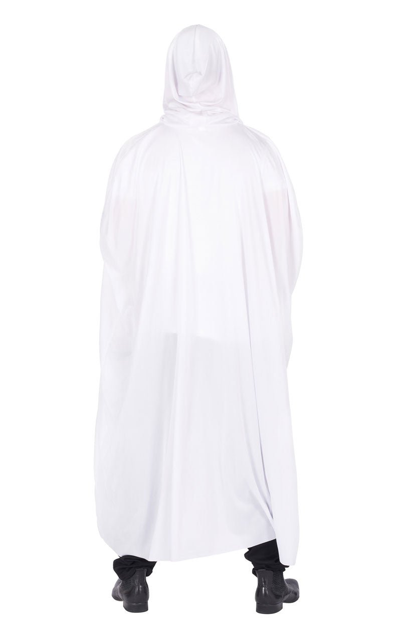 Unisex White Hooded Cape - Simply Fancy Dress