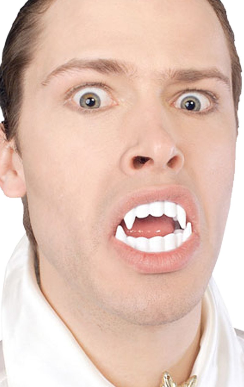 Vampire Fangs (Joined Top & Bottom) - Simply Fancy Dress