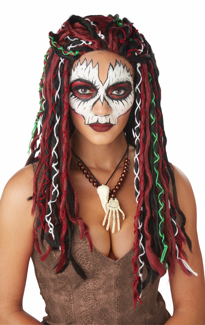 Voodoo Priestess Wig - Simply Fancy Dress