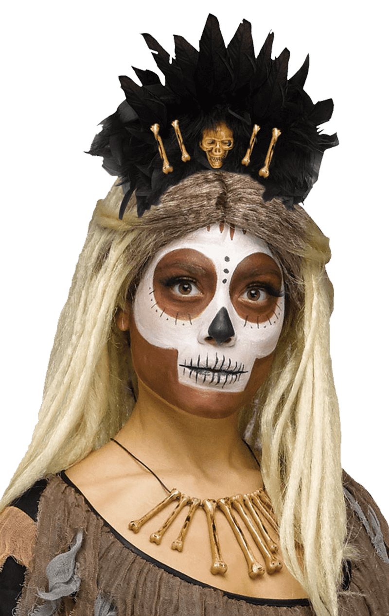 Voodoo Queen Headpiece - Simply Fancy Dress