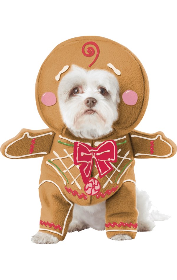 Walking Gingerbread Dog Costume - Simply Fancy Dress