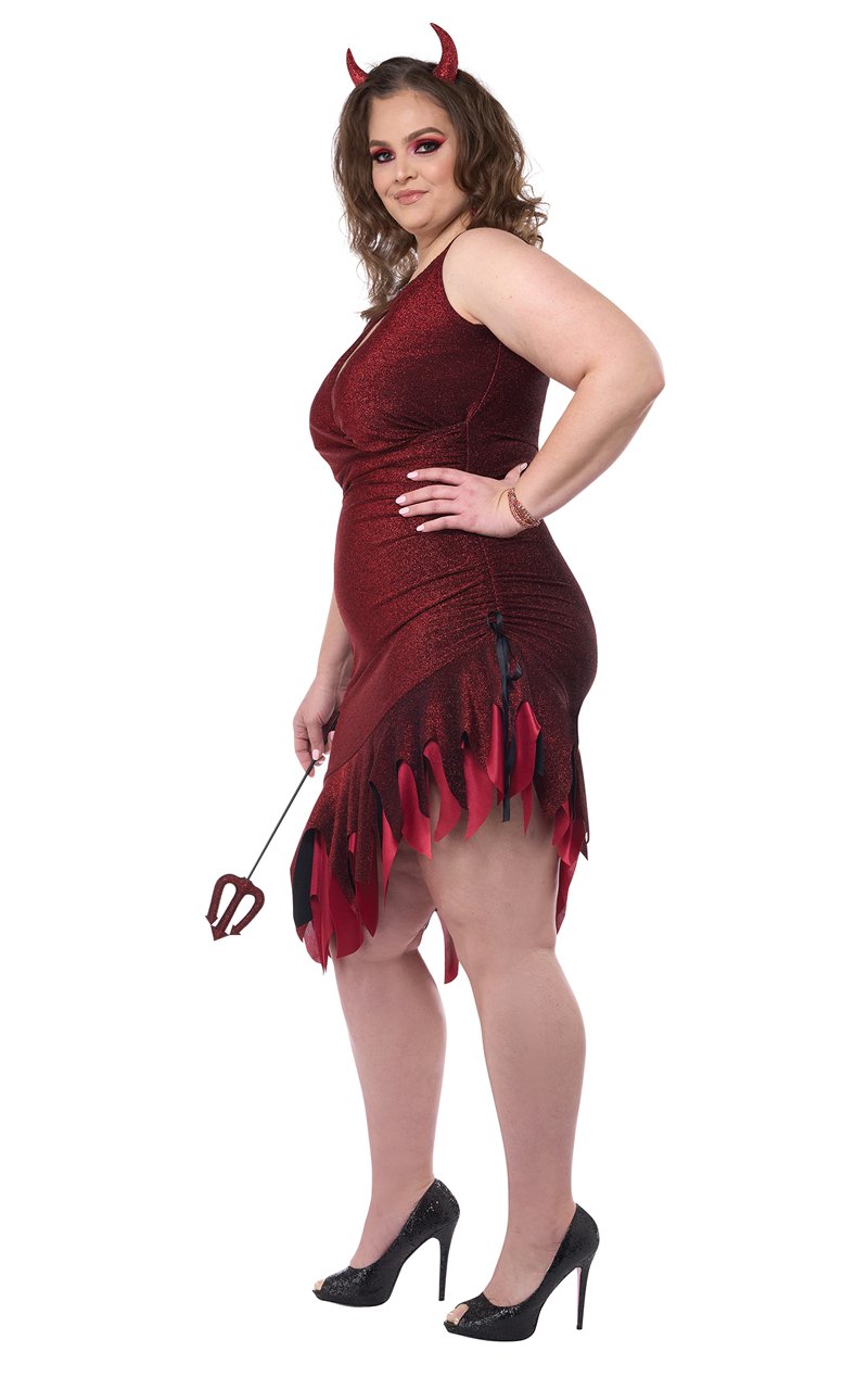 Women Red-Hot & Sizzling Plus Size Costume - Simply Fancy Dress