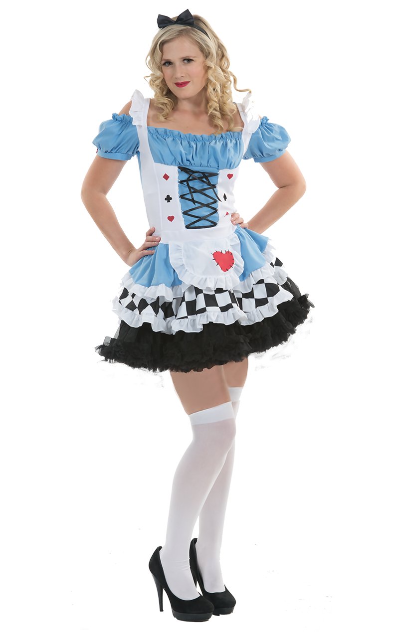Womens Alice Miss Wonderland Costume - Simply Fancy Dress