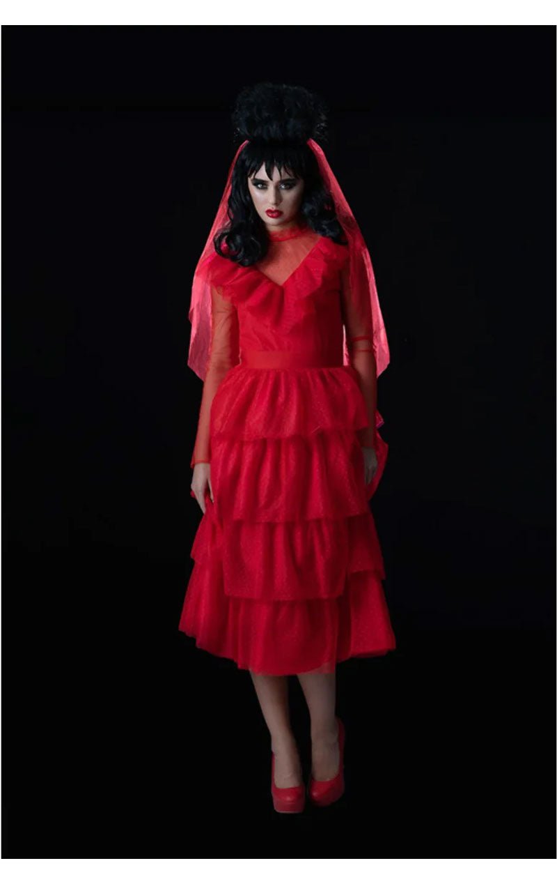 Womens Beetlejuice Lydia Bridge Halloween Costume - Simply Fancy Dress
