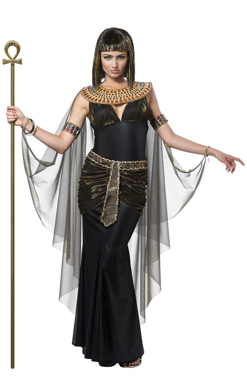 Womens Black Cleopatra Costume - Simply Fancy Dress