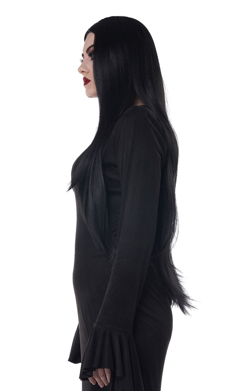 Womens Black Extra Long Cosplay Wig - Simply Fancy Dress
