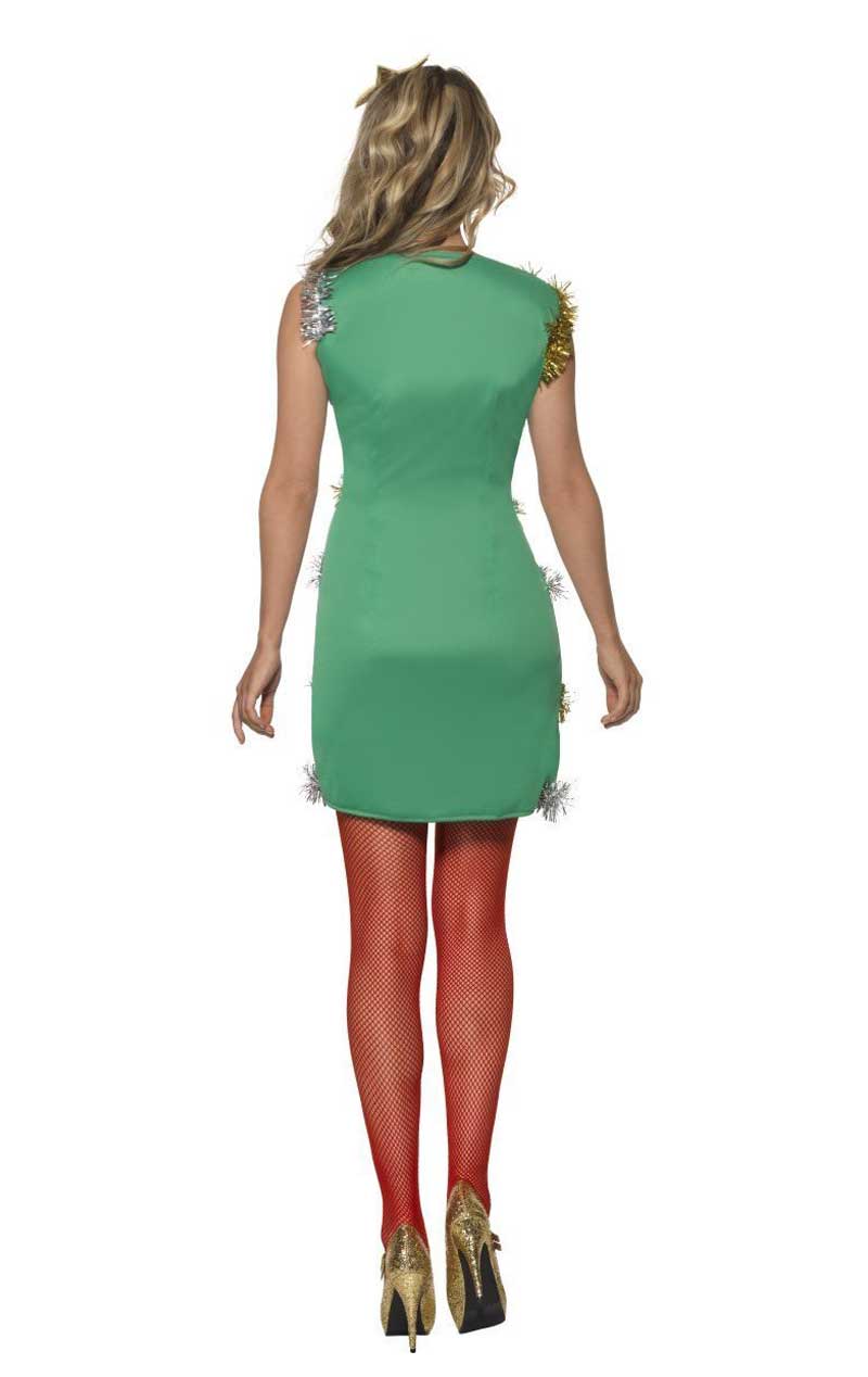 Womens Christmas Tree Dress Costume - Simply Fancy Dress