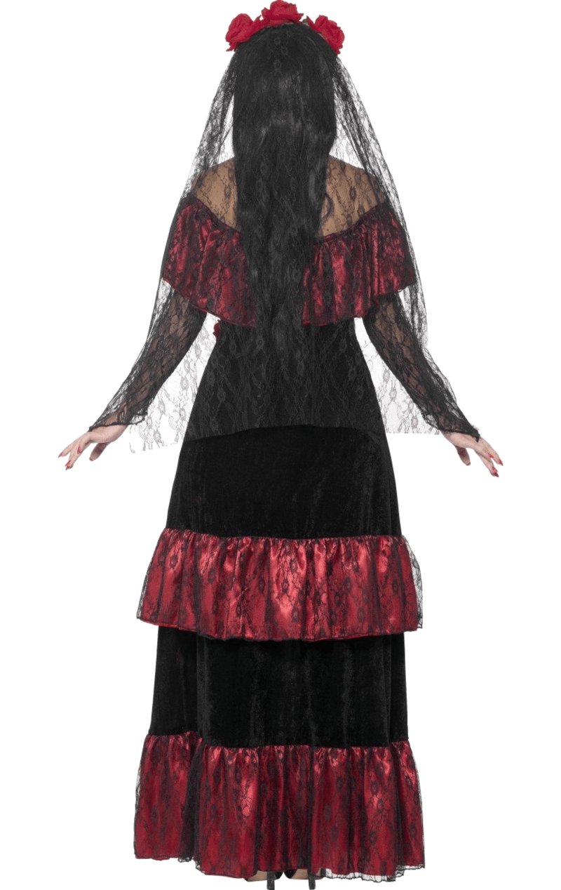 Womens Day of the Dead Bride Costume - Simply Fancy Dress