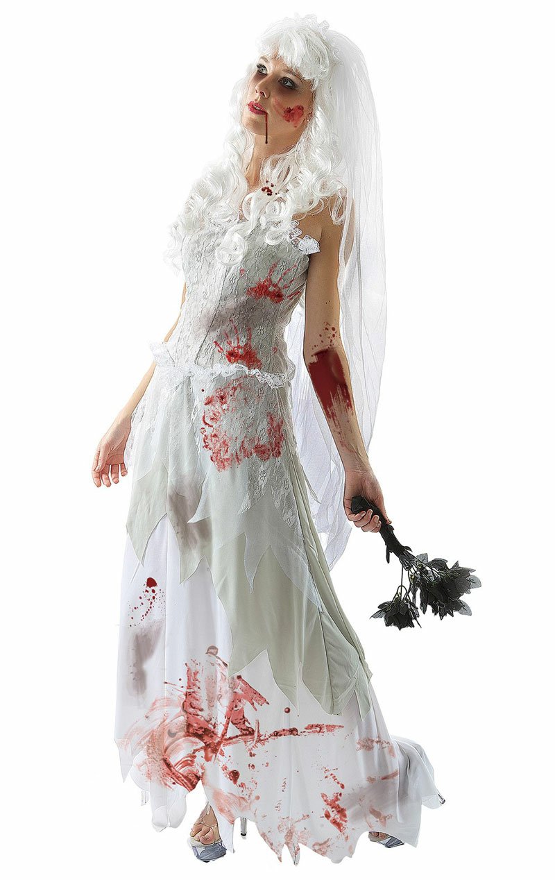 Womens Deadly Bride Halloween Costume - Simply Fancy Dress
