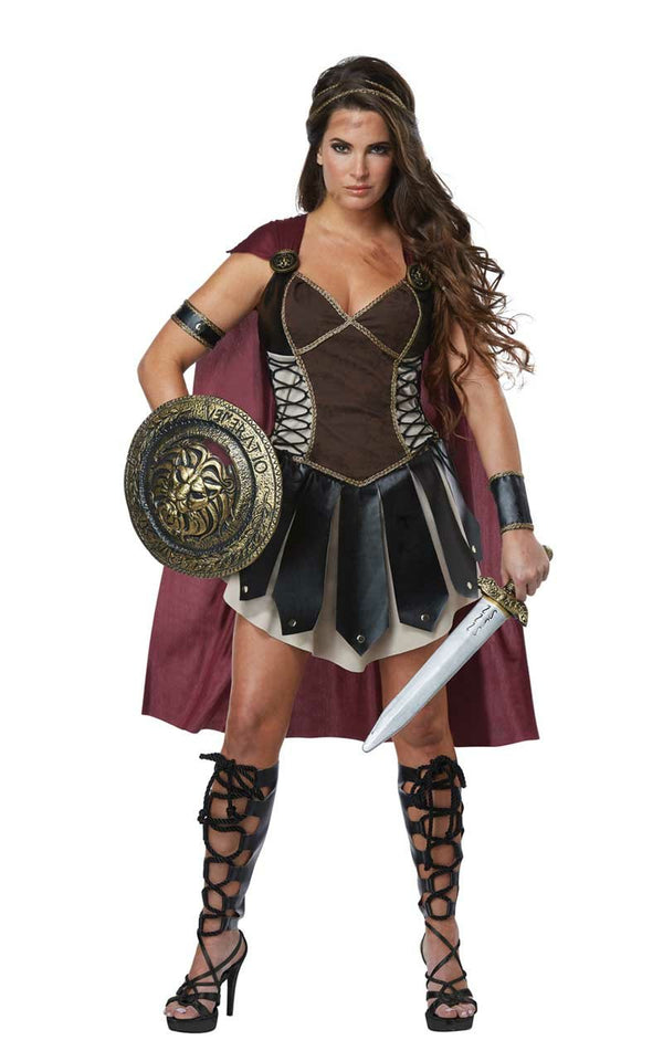 Womens Glorious Gladiator Costume - Simply Fancy Dress