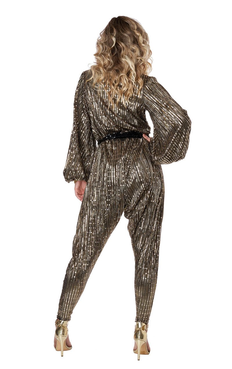 Womens Gold Disco Queen Costume - Simply Fancy Dress