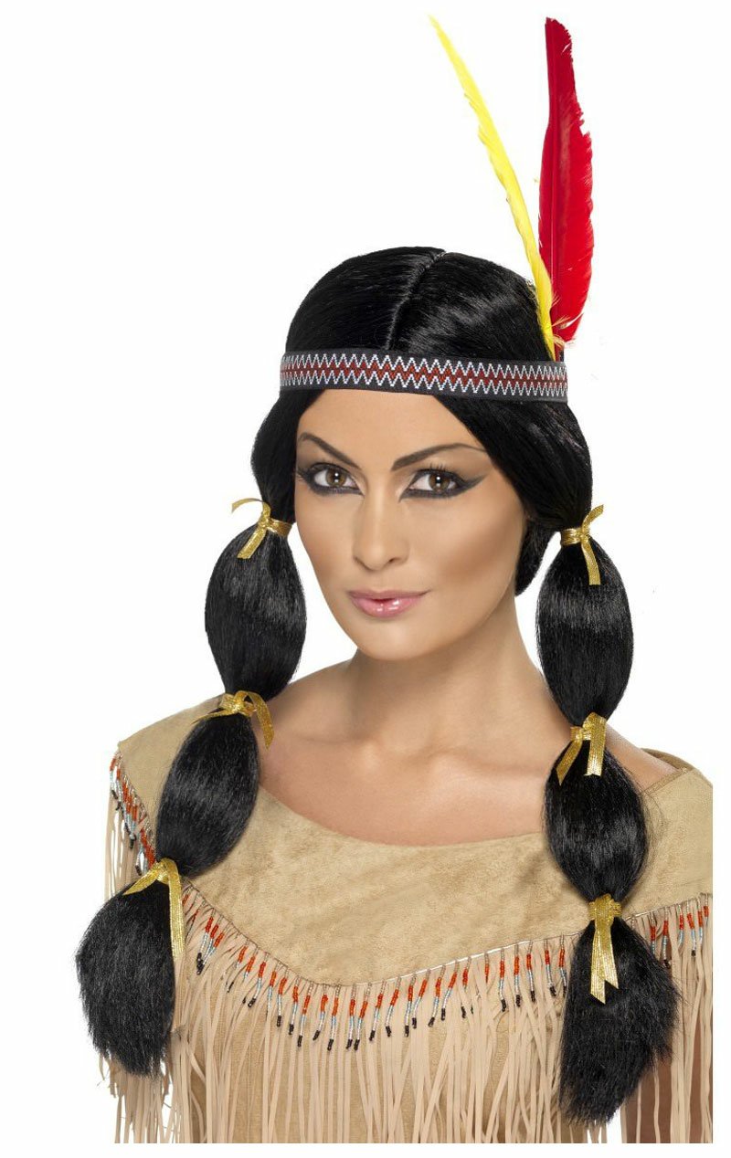 Women's Indian Wig - Simply Fancy Dress