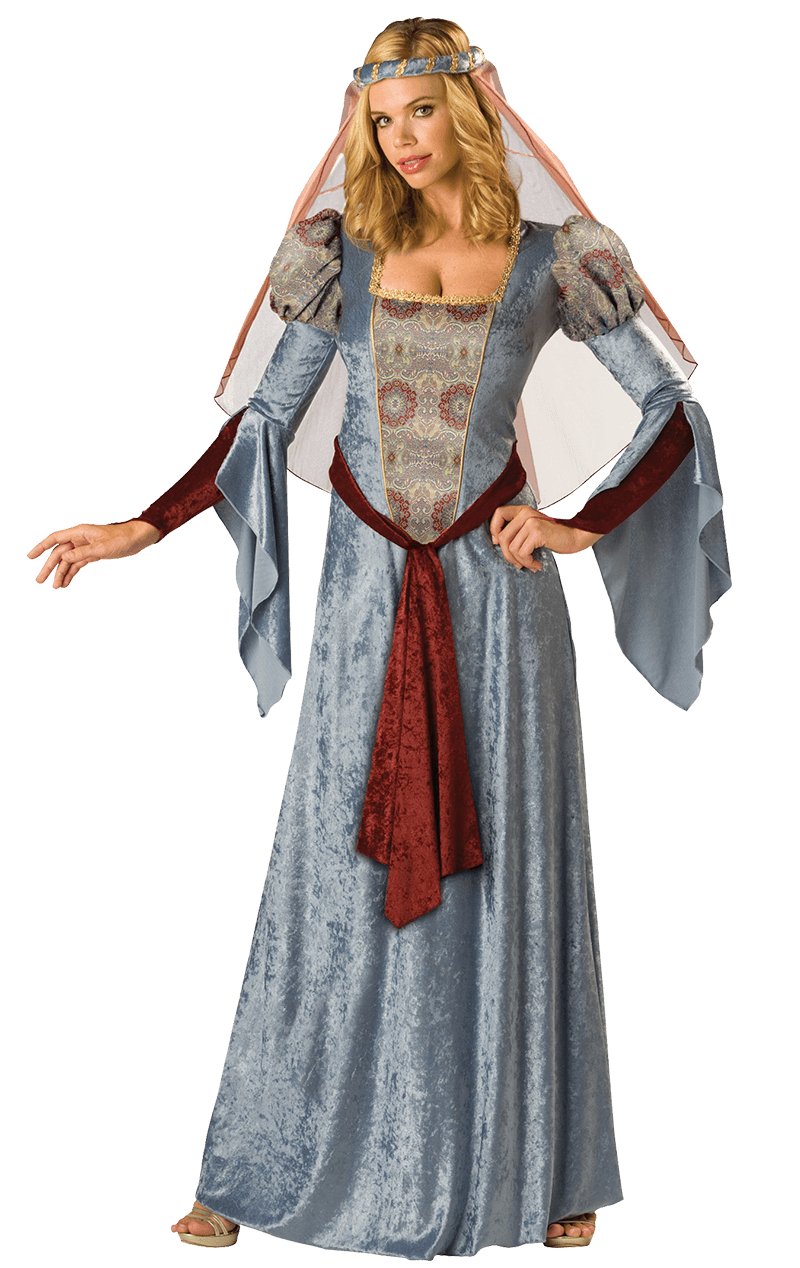 Womens Maid Marion in Velvet Costume - Simply Fancy Dress