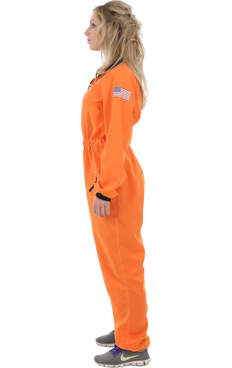 Womens Orange Astronaut Costume - Simply Fancy Dress