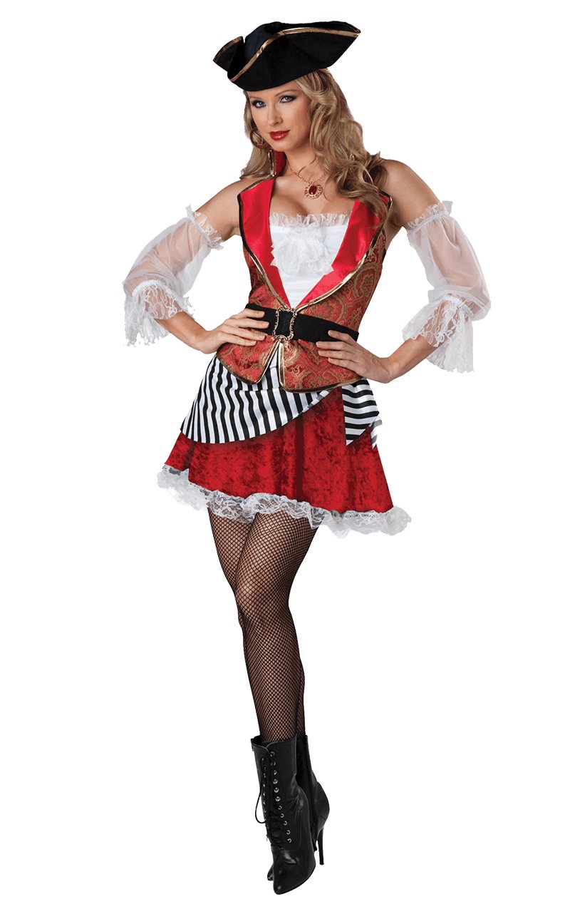 Womens Pretty Pirate Costume - Simply Fancy Dress