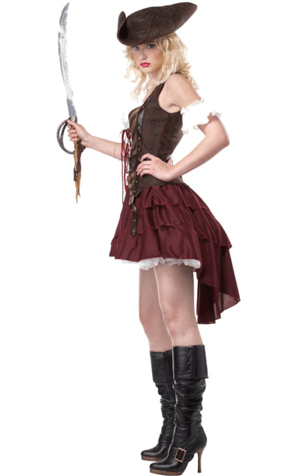 Womens Sexy Swashbuckler Pirate Costume - Simply Fancy Dress