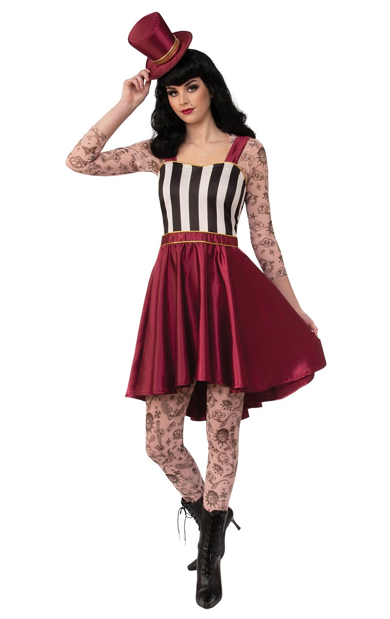 Womens Tattooed Lady Costume - Simply Fancy Dress