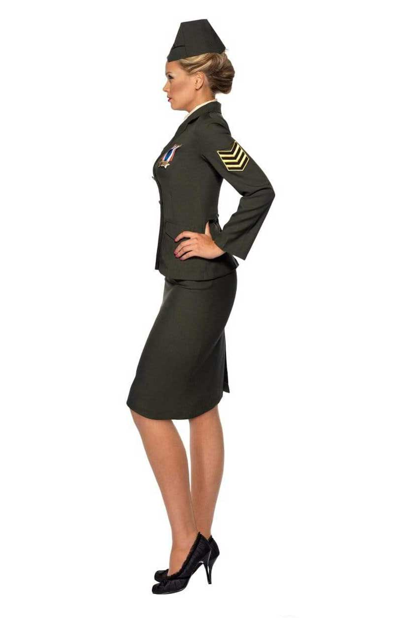 Women's Wartime Officer Costume - Simply Fancy Dress