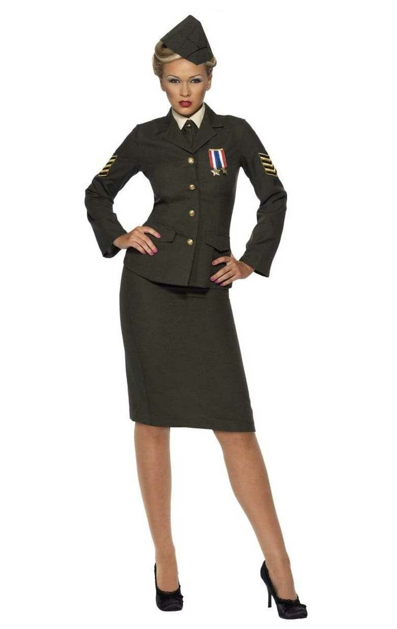 Women's Wartime Officer Costume - Simply Fancy Dress