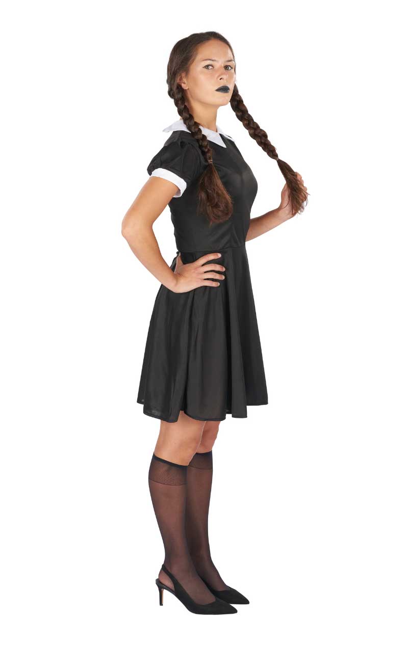 Womens Wednesday Addams Costume - Simply Fancy Dress