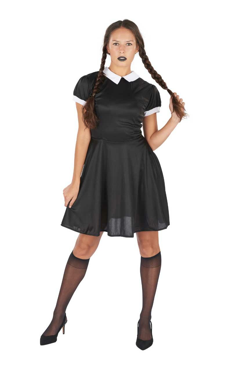 Womens Wednesday Addams Costume - Simply Fancy Dress