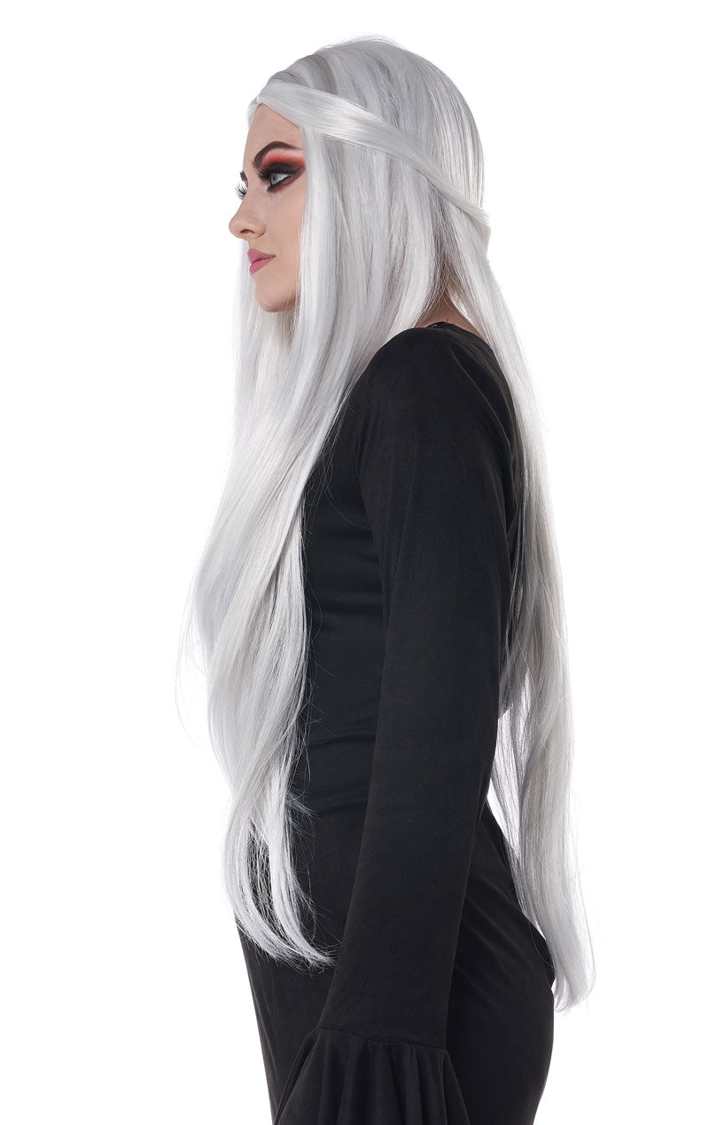 Womens White Extra Long Cosplay Wig - Simply Fancy Dress