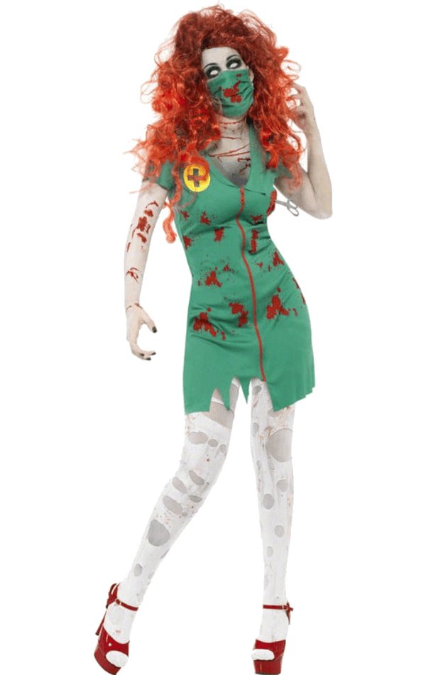 Women's Zombie Paramedic Costume - Simply Fancy Dress